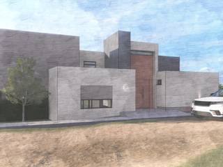 Casa de Descanso Cumbres de Popotla, CONSTRUYE IDEAS CONSTRUYE IDEAS Dom jednorodzinny Beton