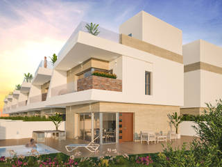 DISEÑO 12 CHALETS EN PILAR DE LA HORADADA, ARQUIJOVEN SLP ARQUIJOVEN SLP Single family home