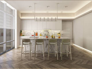 Dubai Villa Project / 2, DESIGNSONO DESIGNSONO Moderne Küchen Marmor
