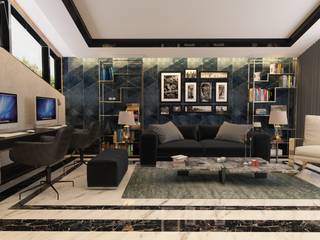 Dubai Villa Project / 3, DESIGNSONO DESIGNSONO Modern living room Ceramic