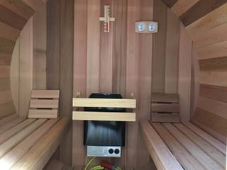 Montaje de una sauna nórdica en Vielha, CASÁRBOL CASÁRBOL Saunas