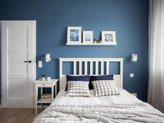 Pogoda ducha, Perfect Space Perfect Space Scandinavian style bedroom Blue