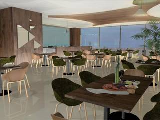 MOBILIARIO PARA RESTAURANTES , Proyectos.7inter Proyectos.7inter Modern dining room
