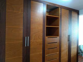 closets, Puertas y Closets Puertas y Closets Classic style dressing room Wood Wood effect