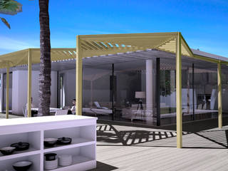 PROYECTO UNIFAMILIAR EN CABO ROIG, ARQUIJOVEN SLP ARQUIJOVEN SLP Villas Wood Wood effect