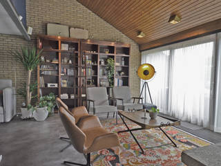 Interieuradvies woonkamer jaren '70 woning Voorhout, Huyze de Tulp interieur & design Huyze de Tulp interieur & design