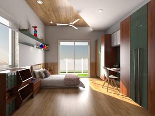 Darbar villa , Spaceplay Spaceplay Eclectic style bedroom