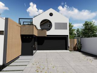 Modern House Exteriors, UpStudio Architects UpStudio Architects Single family home