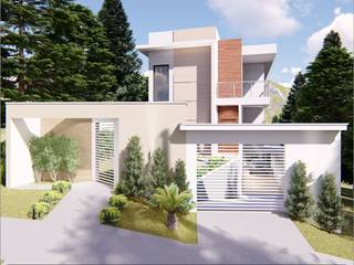 D.O.S. Arquitetura Single family home Concrete Beige