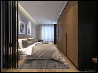室內規劃完工照, 漫漫發想室內設計 漫漫發想室內設計 Спальня в классическом стиле