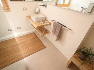 BAGNO SU MISURA, Naturalmente Legno Srl Naturalmente Legno Srl Casas de banho modernas