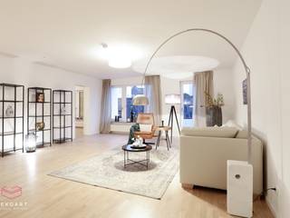 PURISTISCH - ZEITLOS - ELEGANT, DEKOART Home Staging DEKOART Home Staging Гостиная в стиле минимализм