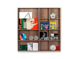 ATLAS wall cabinet , Porventura Porventura Modern living room Wood Wood effect