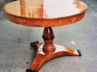 A cherry wood French polished dining table, Harman Jane Harman Jane Klassische Esszimmer Holz Holznachbildung