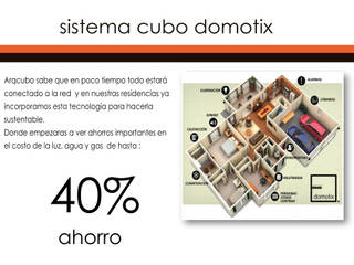 DOMOTIX CUBO, Arqcubo Arquitectos Arqcubo Arquitectos