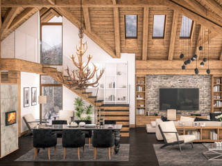 FUOX 210, FUOX FUOX Rustic style living room