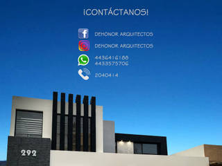 PROYECTO, Dehonor Arquitectos Dehonor Arquitectos منازل