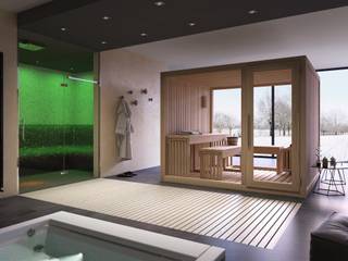 SAUNA RYGENERA PANORAMIC, IGAN STYLE SRL IGAN STYLE SRL Sauna Wood Wood effect