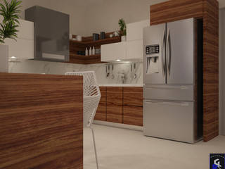 cocina, arq.Gabriela R/ Construyendo Espacios arq.Gabriela R/ Construyendo Espacios Built-in kitchens