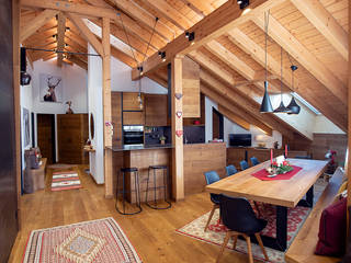 Engadinerhaus, BEARprogetti BEARprogetti Modern Living Room