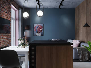Klever Loft, V2 ARCHITECTS V2 ARCHITECTS Industrial style living room