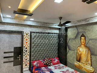 Mr. Soumiya Ghosh Koikhali Project, Creazione Interiors Creazione Interiors BedroomBeds & headboards