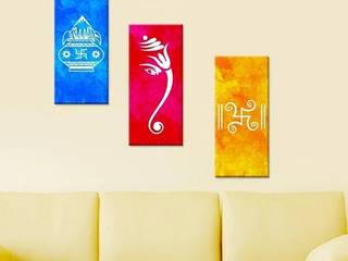 Ganesha Wall Paintings, WallMantra WallMantra حديقة داخلية