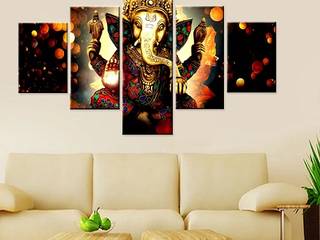 Ganesha Wall Paintings, WallMantra WallMantra Внутренний сад