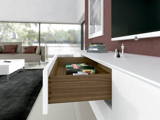 Quadro de Hettich® tecnología que se convierte en armonía, HERRAJES HETTICH S.A DE C.V. HERRAJES HETTICH S.A DE C.V. Casas modernas: Ideas, diseños y decoración