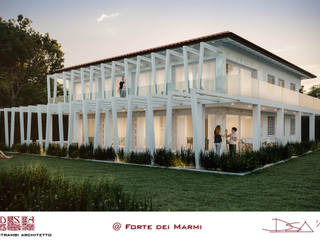 Villa a Forte dei Marmi, davide strambi architetto davide strambi architetto Moradias