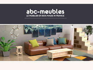 ABC Meubles : fabricant de Meuble en bois massif, ABC MEUBLES ABC MEUBLES Living room Wood Wood effect