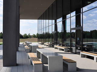 Betonbank Betontisch, oggi-beton oggi-beton Moderner Balkon, Veranda & Terrasse Beton