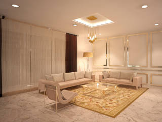 Apartment Interiors Ideas, Luxury living , VIRTUS SPACES PRIVATE LIMITED VIRTUS SPACES PRIVATE LIMITED