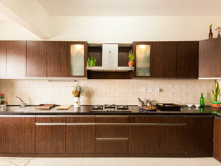 Sabin sam's Apartment at Salarpuria Sattva Greenage, Mist Turnkey Interiors Mist Turnkey Interiors Kitchen
