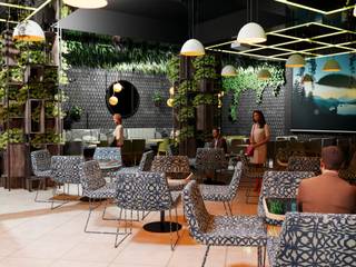 Cafe shimla, Para Architects Para Architects مساحات تجارية