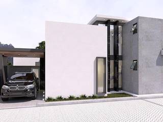 RESIDENCIA CONTEMPORANEA, ESTUDIO COOPER ARQUITECTOS ESTUDIO COOPER ARQUITECTOS Casas unifamiliares Concreto