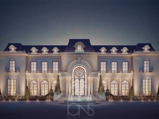 Luxurious Home Design Collection : Royal Palace in Neoclassic Architecture Style, IONS DESIGN IONS DESIGN Maisons classiques Pierre Blanc
