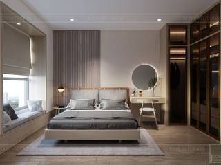 Nội thất phong cách tối giản Minimalism, ICON INTERIOR ICON INTERIOR Phòng ngủ phong cách tối giản