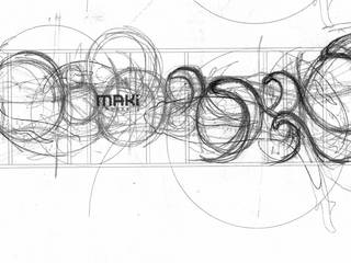 مطعم ماكي هاوس Maki House, Anastomosis Design Lab Anastomosis Design Lab 商業空間