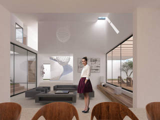 Marassi Villas A, Studio Toggle Porto, Lda Studio Toggle Porto, Lda Living room