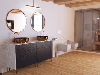 BATHROOM RESTYLING SORAGA, DESIGN107 DESIGN107 Baños modernos