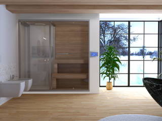 BATHROOM RESTYLING SORAGA, DESIGN107 DESIGN107 Moderne badkamers