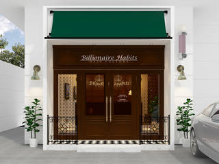 Billionaire Habits, Antelope Studio Antelope Studio Ruang Komersial Kayu Wood effect