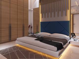 A Complete Interior Work in Vishwaprem Society , Mumbai, Java Interior Java Interior Modern style bedroom