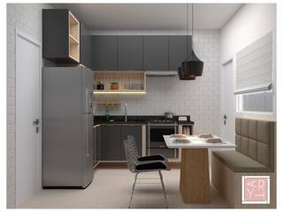 Projeto para Cozinha!!, Arty Arquitetura Arty Arquitetura Muebles de cocinas Tablero DM