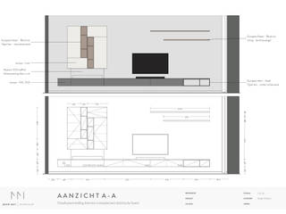 NIEUWBOUW APPARTEMENT - ROERMOND 176 M2, Meer met interieur Meer met interieur Modern Oturma Odası Orta Yoğunlukta Lifli Levha