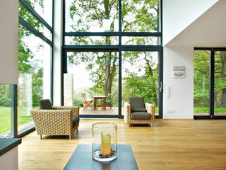 Landhaus mit Galerie, SEYSTA Architekten Stadtplaner BDA SEYSTA Architekten Stadtplaner BDA Modern living room