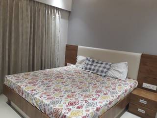 4bhk Residence, Thane, SPACE DESIGN STUDIOS SPACE DESIGN STUDIOS غرفة نوم