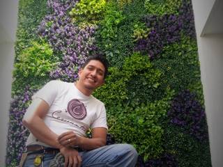 Muro Verde artificial, Muros Verdes Aguascalientes Muros Verdes Aguascalientes 모던스타일 벽지 & 바닥 플라스틱