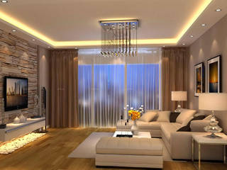 Home Interior Designer in Delhi, SKF Decor SKF Decor Living room